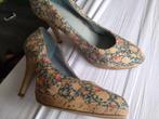 Pumps bloemenprint maat 39, Pumps, Overige kleuren, Ophalen of Verzenden, Zo goed als nieuw