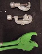 Set van pijpsnijders  2 ridgid en 1 pvc knipper, Ophalen, Gebruikt