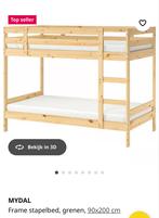Mydal stapelbed IKEA, 90 cm, Tweepersoons, Ophalen of Verzenden, Zo goed als nieuw