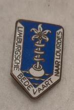 1125 Speldje Limburgse Bedevaart naar Lourdes, Verzamelen, Ophalen of Verzenden, Zo goed als nieuw, Overige typen, Christendom | Katholiek