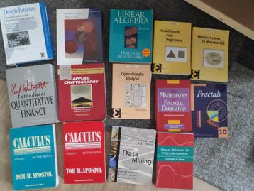 Wiskundeboeken o.a. fractals, Markov Ketens, design patterns beschikbaar voor biedingen