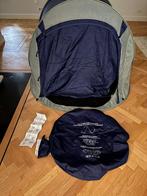 Pop-up tent voor 2 personen donker blauw grijs als nieuw!, Ophalen of Verzenden, Gebruikt, Tot en met 2
