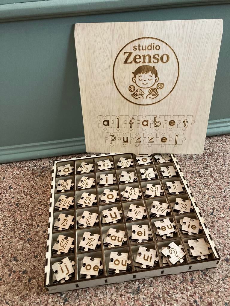 Elite Montessori Schuurpapieren Letters Kleine en Hoofdletters met