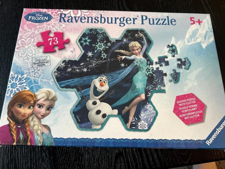 Disney Frozen Elsa's Snowflake, Kinderen en Baby's, Speelgoed | Kinderpuzzels, Nieuw, 4 tot 6 jaar, Meer dan 50 stukjes, Ophalen of Verzenden