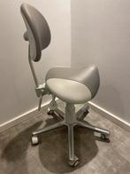 Gerlach Zadelzit Pedicure Stoel/Kruk, Huis en Inrichting, Ophalen, Gebruikt, Bureaukruk, Grijs