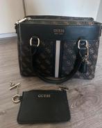 Guess handtas limited editon met keychain, Ophalen of Verzenden, Zo goed als nieuw, Zwart, Handtas