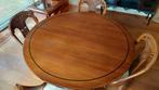 Antieke ronde houten eettafel, Huis en Inrichting, Tafels | Eettafels, Ophalen, Gebruikt, Ovaal, 100 tot 150 cm