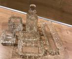 Vintage kristallen toiletset - kapstel 6-delig, Antiek en Kunst, Curiosa en Brocante, Ophalen of Verzenden