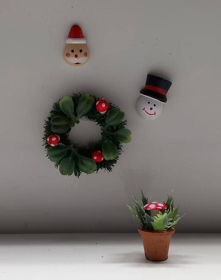 Poppenhuis herfst/kerst setje, Kijk, Kies en Koop!, Verzamelen, Poppenhuizen en Toebehoren, Gebruikt, Ophalen of Verzenden