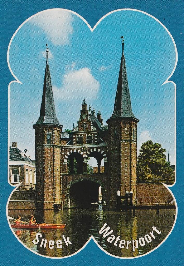 SNEEK Waterpoort, Verzamelen, Ansichtkaarten | Nederland, Ongelopen, Friesland, 1980 tot heden, Verzenden