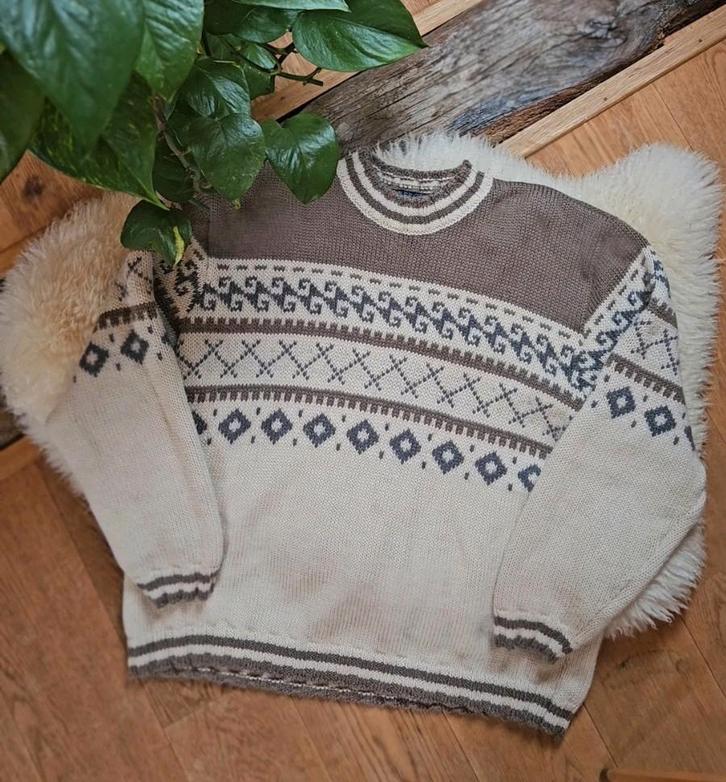 Vintage norway alpaca wollen trui noors Ijslandse dale style, Kleding | Heren, Truien en Vesten, Zo goed als nieuw, Maat 56/58 (XL)