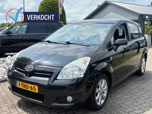 Toyota Corolla Verso 1.8 VVTI 7-Persoons Zwart 2007, Auto's, Toyota, Bedrijf, Corolla Verso, ABS, Airbags, Airconditioning, Boordcomputer