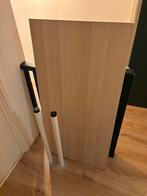 Ikea bureaublad linnmon + 2 poten, In hoogte verstelbaar, Ophalen of Verzenden, Zo goed als nieuw, Bureau