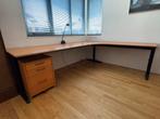 Groot Ikea hoekbureau met ladenblok - Verhuizing!, Huis en Inrichting, Bureaus, Ophalen, Gebruikt, Bureau