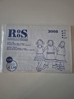 Roos 3008 Kinderkleding Patronen, Hobby en Vrije tijd, Kledingpatronen, Ophalen of Verzenden