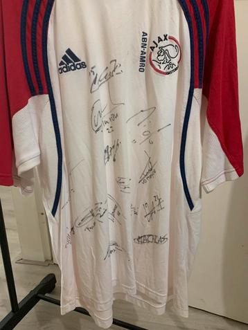 Uniek Ajax shirt alle handtekeningen selectie 2003!!  beschikbaar voor biedingen