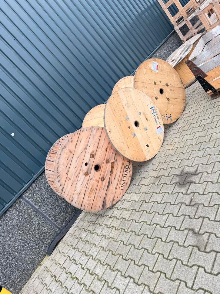 Houten haspels - Diverse maten, Doe-het-zelf en Verbouw, Hout en Planken, Ophalen