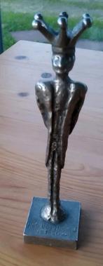 Origineel beeldje, 94% tin, met prachtig keur, 13,5 cm hoog, Antiek en Kunst, Ophalen of Verzenden