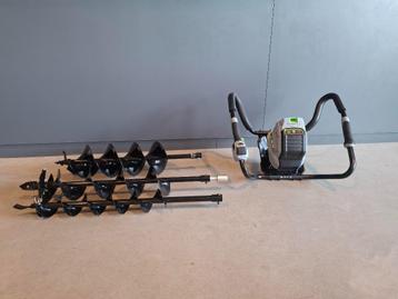 Nieuwe EGO accu grondboor 56V inclusief 3 boren beschikbaar voor biedingen