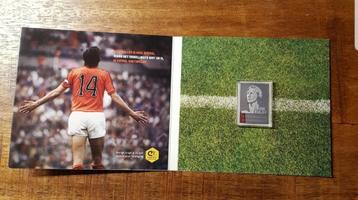 Zilver postzegel Johan Cruijff beschikbaar voor biedingen