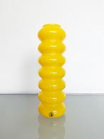 Vintage IKEA Anne Nilsson Solstrale vaas, Ophalen of Verzenden, Geel, Glas, Minder dan 50 cm