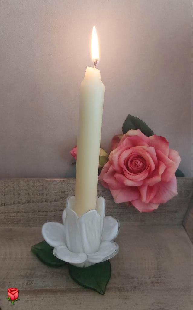 Vintage Murano glas bloem (kandelaar), Antiek en Kunst, Antiek | Glas en Kristal, Ophalen of Verzenden