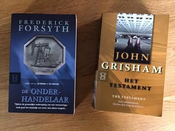 2 Trillers van John Grisham Het testament+ De onderhandelaar beschikbaar voor biedingen
