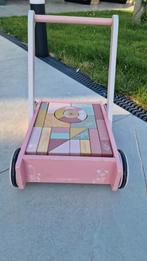 Little Dutch | Blokkenwagen | Loopkar | Flower, Ophalen of Verzenden, Gebruikt