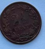 2 en een halve cent 1890, Postzegels en Munten, Ophalen of Verzenden