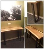 Sidetable diverse houtsoorten op maat/model gemaakt NIEUW, Ophalen of Verzenden, Nieuw, 200 cm of meer, 25 tot 50 cm