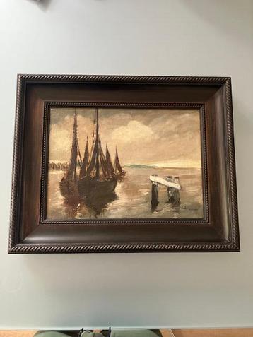 Maritiem schilderij Emille Lammers beschikbaar voor biedingen