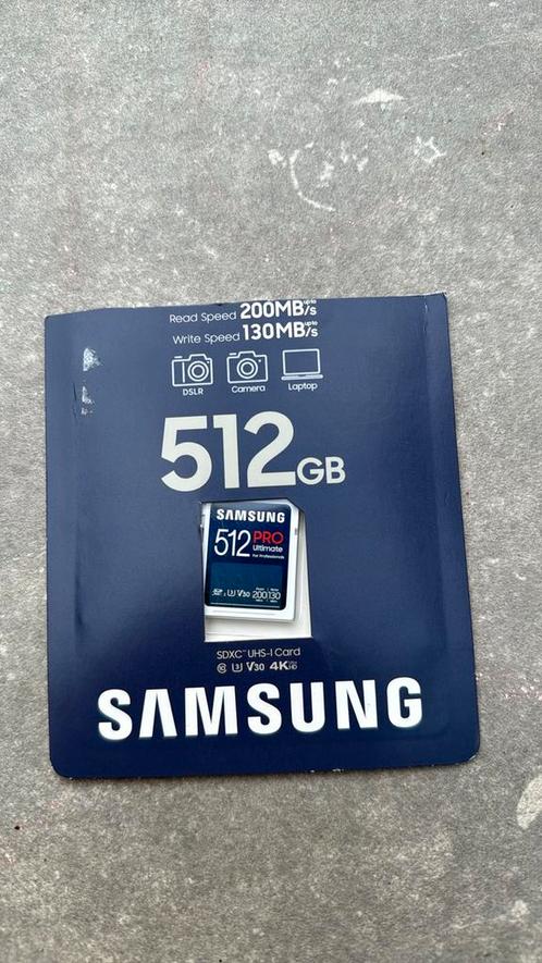 Samsung MB-SY512S - SDXC UHS-I Card - 512GB - Pro ultimate, Audio, Tv en Foto, Fotografie | Geheugenkaarten, Nieuw, SDXC, 512 GB