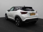 Nissan Juke 1.6 Hybrid N-Design | ECC | Navi | Half-Leder |, Auto's, Nissan, Gebruikt, Met garantie (alle), Wit, Origineel Nederlands