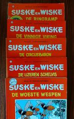 5 Suske & Wiske stripboeken, Boeken, Meerdere comics, Gelezen, Willy Vandersteen e.a., Ophalen of Verzenden