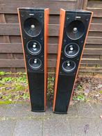 Jamo S606 luidsprekers - Krachtige geluidsweergave, Gebruikt, Ophalen of Verzenden, 120 watt of meer, Front, Rear of Stereo speakers