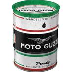 Moto Guzzi Italian motorcycles reclame spaarpot van metaal