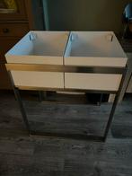 Metalen bakken / houders / bloemschikken /bloempot, Ophalen, Gebruikt, Minder dan 60 cm, Metaal