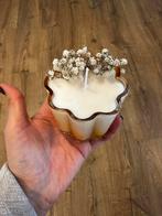 Floral Soy Wax Candle -Vanilla Scent, Nieuw, Minder dan 25 cm, Overige materialen, Ophalen of Verzenden