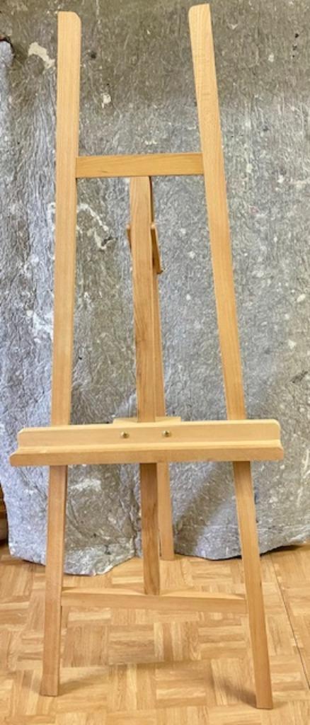 Nieuwe beukenhouten schildersezel nooit gebruikt, Hobby en Vrije tijd, Schilderen, Nieuw, Ezel, Ophalen