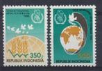 Indonesie Zonnebloem nr 1274/5 postfris 1986, Postzegels en Munten, Postzegels | Azië, Zuidoost-Azië, Ophalen of Verzenden, Postfris