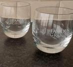 THE FAMOUS GROUSE glazen, ronde bodem, 2 stuks, Verzamelen, Glas en Borrelglaasjes, Ophalen of Verzenden, Zo goed als nieuw, Borrel- of Shotglas
