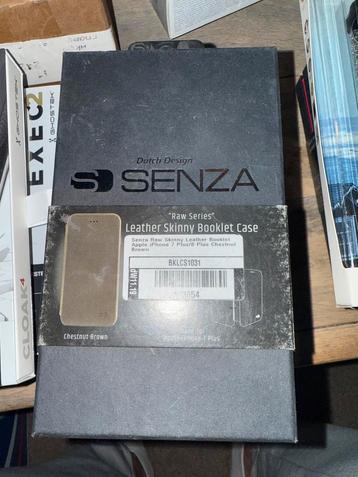 Senza Leren iPhone 7/8 Plus Hoesje - Chestnut Brown beschikbaar voor biedingen