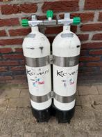 Duikfles dubbel 12 300 Bar, Watersport en Boten, Ophalen, Zo goed als nieuw, Duikfles