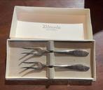 Vintage Zilmeta Vorkjes in Doos - Antiek Bestek Setje, Antiek en Kunst, Ophalen of Verzenden