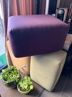 Poef/Poeven in div kleuren, Huis en Inrichting, Banken | Voetenbanken en Poefen, Ophalen, Zo goed als nieuw, Rond