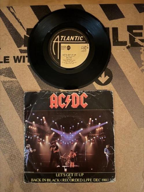 AC/DC - let's get it up 7 INCH VINYL SINGLE, Cd's en Dvd's, Vinyl Singles, Gebruikt, Single, Rock en Metal, 7 inch, Ophalen of Verzenden