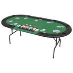 Pokertafel 9 spelers 3-voudig inklapbaar GRATIS VERZENDING!, Verzenden, Nieuw