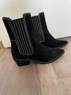Zwarte suede laarsjes van h&m maat 38, Zwart, Lage of Enkellaarzen, Ophalen of Verzenden, Zo goed als nieuw