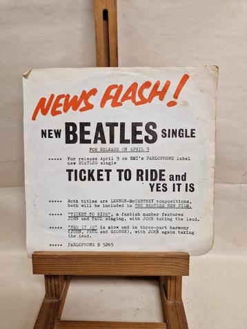 The Beatles – Ticket to Ride / Yes It Is | Parlophone R 5265 beschikbaar voor biedingen