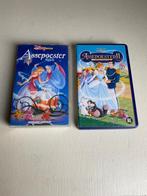 Assepoester 1 en 2 - 2 VHS Videobanden, Cd's en Dvd's, VHS | Kinderen en Jeugd, Tekenfilm, Alle leeftijden, Ophalen of Verzenden